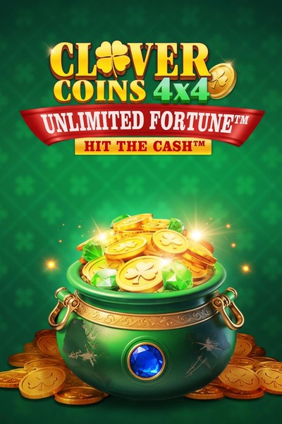 Copertina della slot Clover Coins 4x4 Unlimited Fortune nel lobby di Betwest