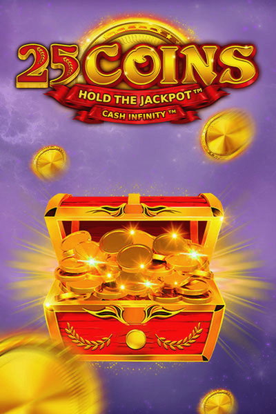 Copertina della slot 25 Coins nel catalogo di Casinova Casino