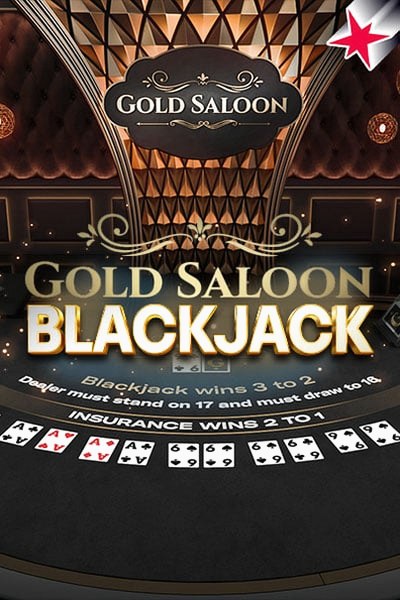 Copertina del gioco Gold Saloon RNG Blackjack nel lobby di Betwest