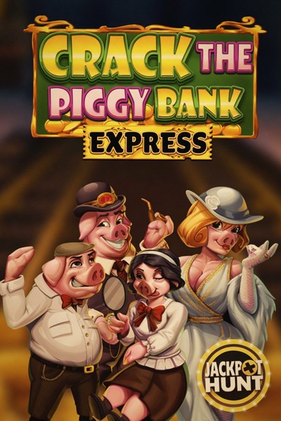 Copertina della slot Crack The Piggy Bank Express nel lobby di Cleobetra Casino